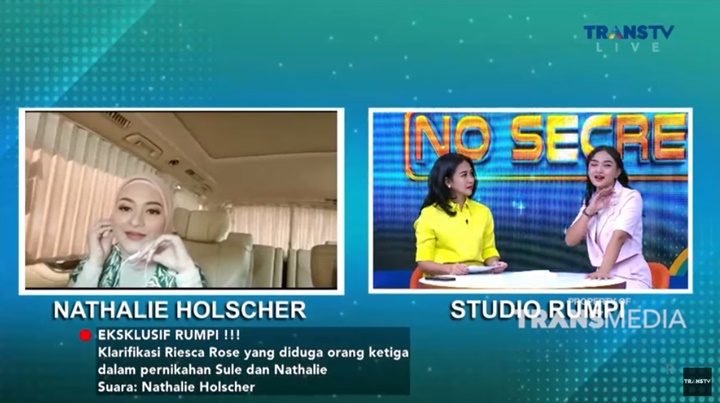 Ngobrol Langsung, Riesca Rose Skakmat Nathalie Holscher Usai Heboh Dituding Jadi Pelakor