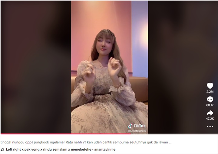 Merasa Secantik Jisoo BLACKPINK Usai Oplas, Lucinta Luna Halu Minta Dilamar Jungkook BTS