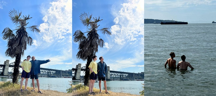 Member SEVENTEEN Santuy Hangout Telanjang Dada Jelang Konser di Vancouver, Fans Geger