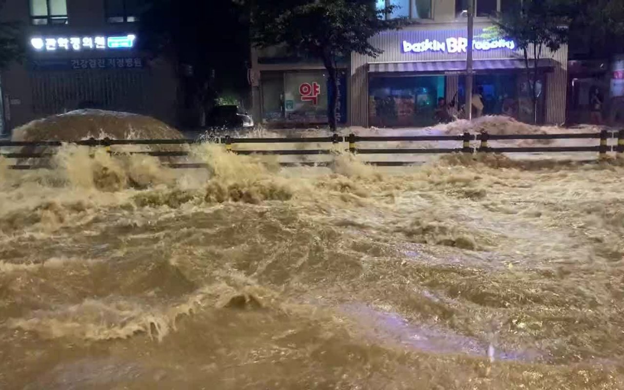 Sebagian Korsel Masih Dilanda Hujan di Tengah Banjir, Peringatan Tanah Longsor Dikeluarkan