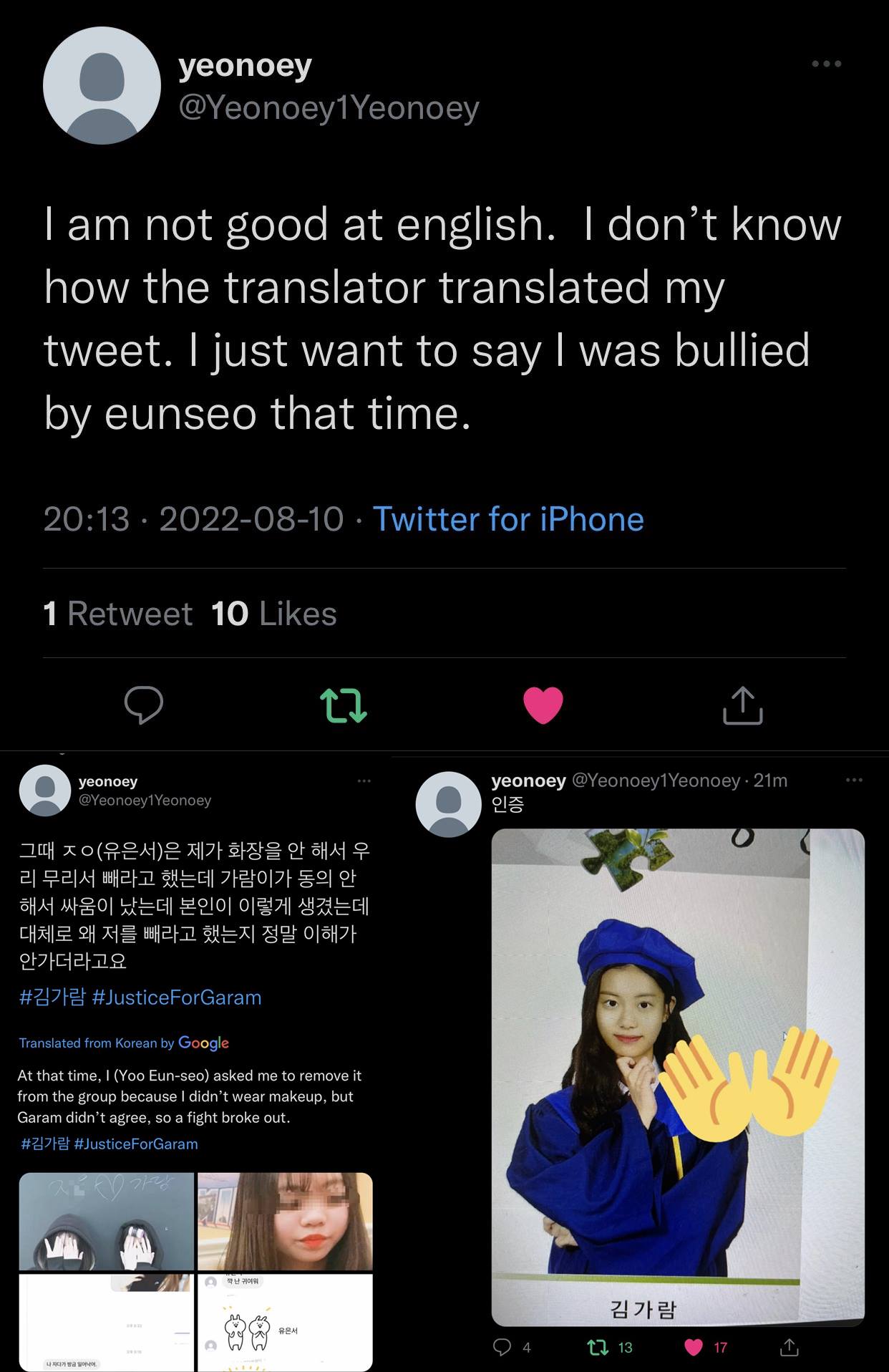 Korban Yoo Eun Seo mulai berbicara