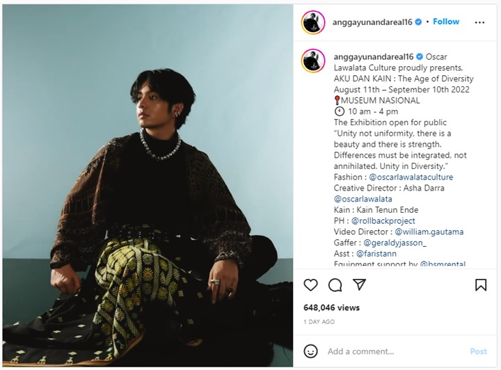 Tampil Beda dan Pamer Pose Epik, Angga Yunanda Ramai Dikira Anggota BTS Ini