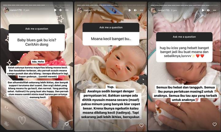 Sedih, Ria Ricis Akui Kena Baby Blues Gara-gara Omongan Netizen Ini Soal Baby Moana