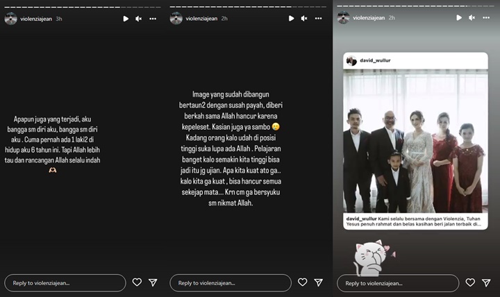 Ayah Violenzia Jeanette Buka Suara Soal Dugaan Putrinya Diselingkuhi, Tegaskan Ini