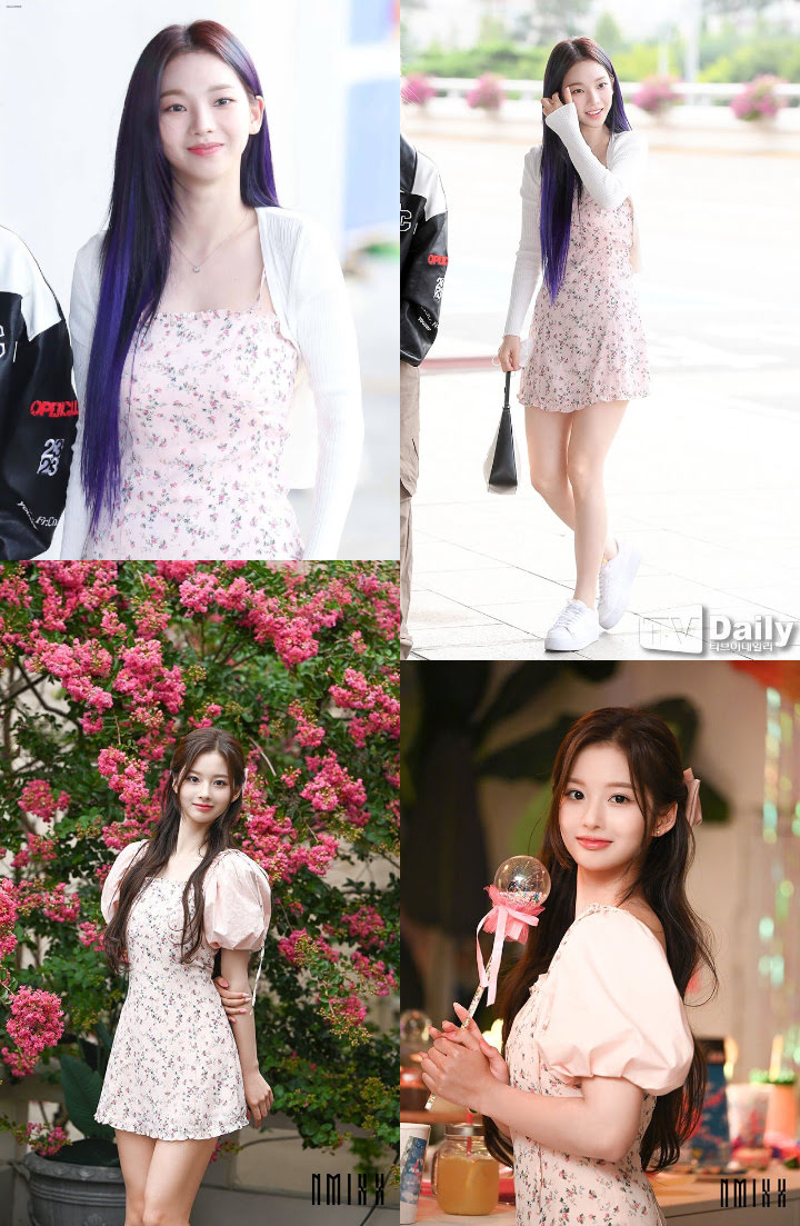 Karina aespa dan Sullyoon NMIXX Kembaran Dress, Begini Gaya Padu Padan Mereka