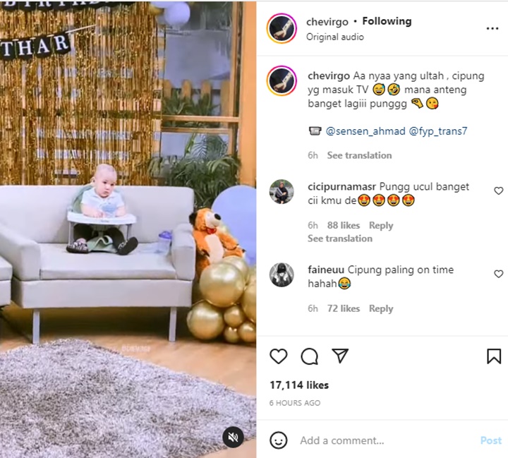 Rafathar Ulang Tahun ke-7, Gemasnya Rayyanza Malah Gantikan Tugas Sang Kakak Lakukan Ini