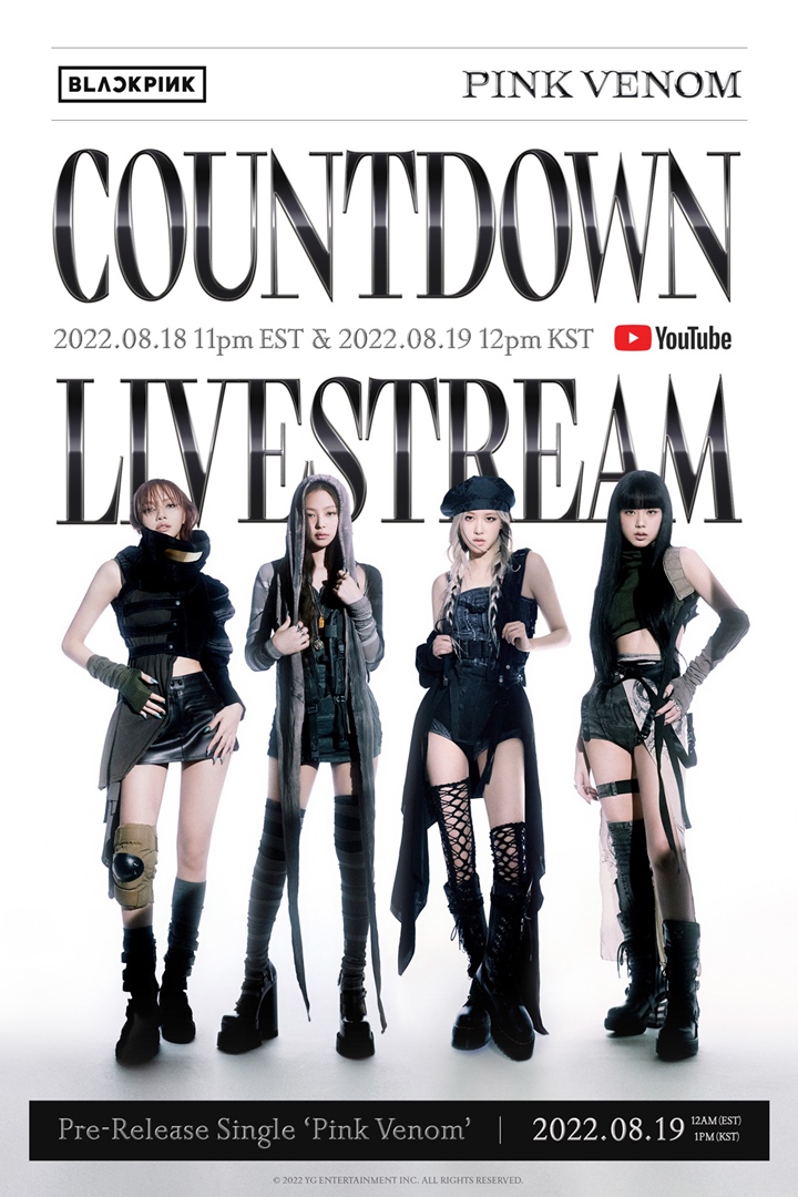 BLACKPINK Tampil Menawan dan Seksi di Teaser Poster dengan Outfit Hitam, Tuai Respons Begini