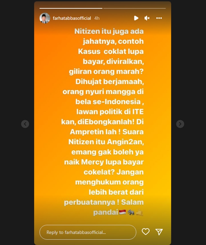 Beda Sendiri, Farhat Abbas Bela Wanita yang Ancam Pegawai Alfamart: Gak Usah Heboh
