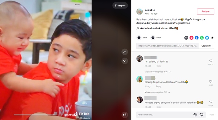 Rafathar Disebut Berhasil Jadi Kakak Gegara Lakukan Ini, Momen Rayyanza Salting Malah Bikin Salfok