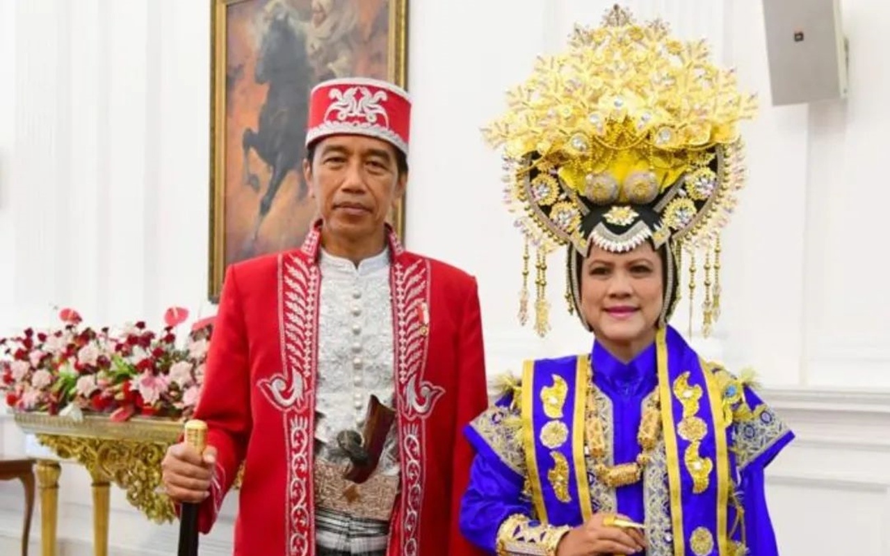 Iriana Jokowi Trending Topik, Outfit Saat Joget di HUT RI ke-77 Slay Abis