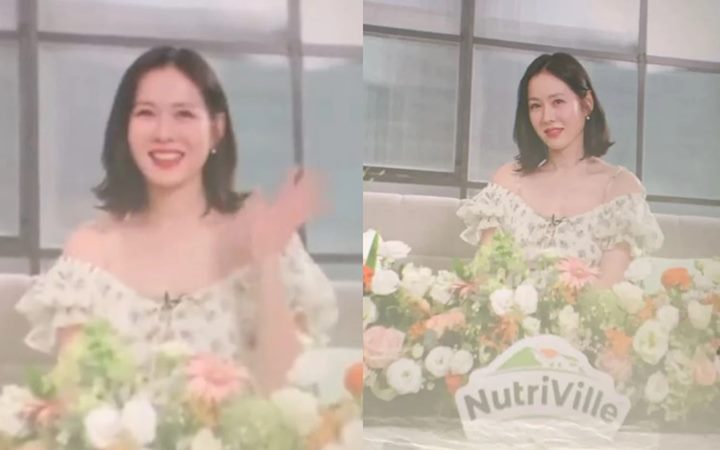 Rambut Baru, Bumil Son Ye Jin Pancarkan Aura Elegan Saat Sapa Fans Indonesia