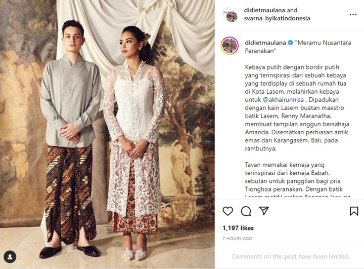 Amanda Adik Maudy Ayunda Pamer Foto Prewed Ketiga, Busana Unik Calon Suami Bikin Salfok