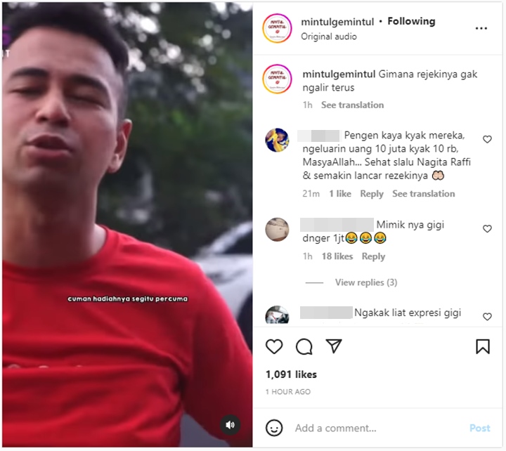 Reaksi Raffi dan Nagita Slavina Bikin Salfok Saat Tahu Hadiah Lomba 17 Agustusan di RANS Cuma \'Sedi