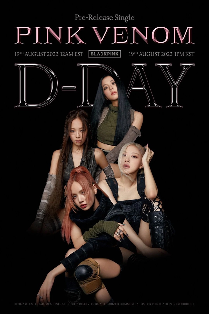 BLACKPINK Pose Keren Ala Poster Film di Teaser D-Day \'Pink Venom\', Ini Kata Netizen