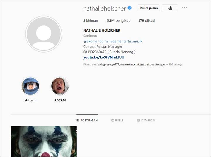 Unggahan Terbaru Bikin Syok, Instagram Nathalie Holscher Kena Hack?