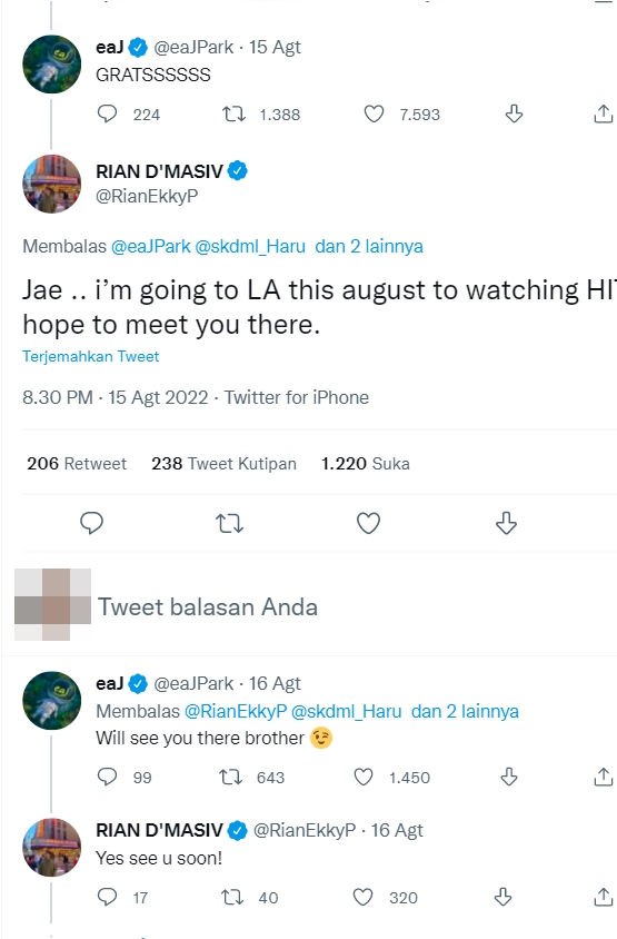 Rian D\'Masiv Janjian Nongkrong Bareng Mantan Member Grup Korea Ternama Ini