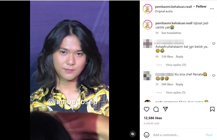 Tatanan Rambut Iqbaal Ramadhan di Gala Premiere \'Mencuri Raden Saleh\' Bikin Salfok