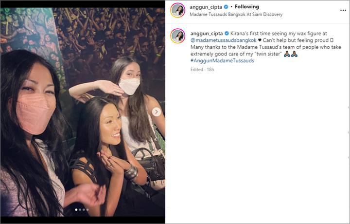 Anggun C. Sasmi Ajak Putri Cantik Perdana Lihat Patung Lilin Dirinya, Reaksi Kirana Bikin Bangga