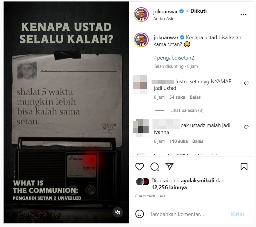 Sosok Ustaz di \'Pengabdi Setan 2: Communion\' Jadi Sorotan, Joko Anwar Beri Penjelasan Ini