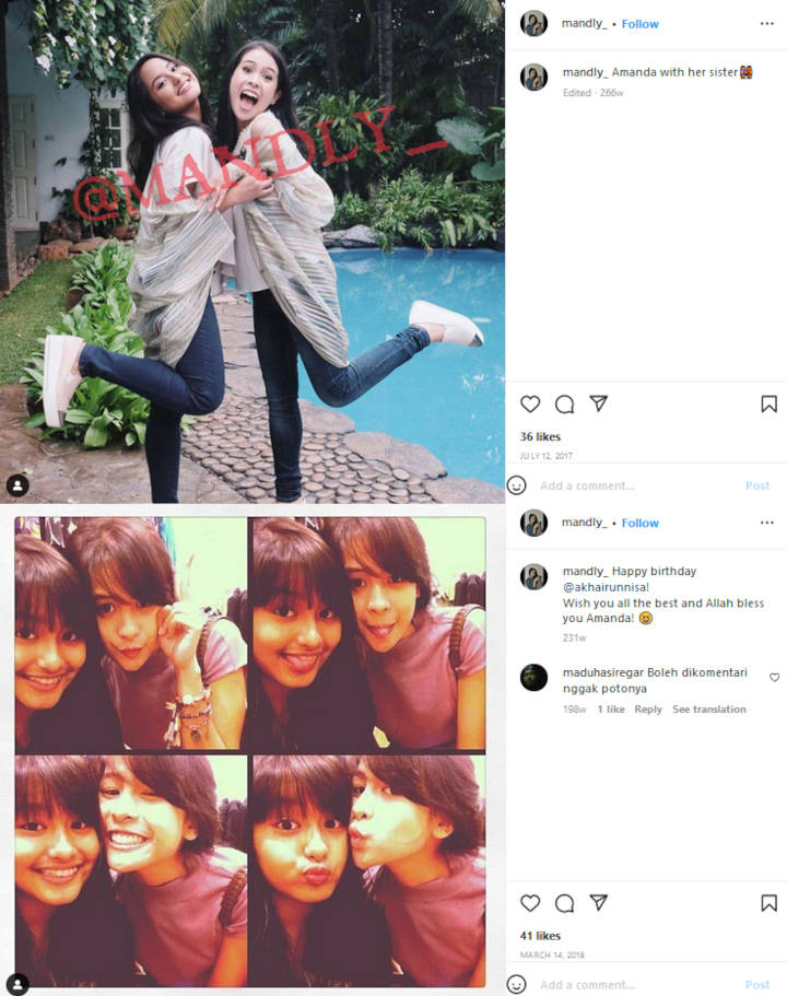 Sister Goals! Foto Maudy Ayunda Dan Amanda Khairunnisa Jaman ABG Bikin Terpesona