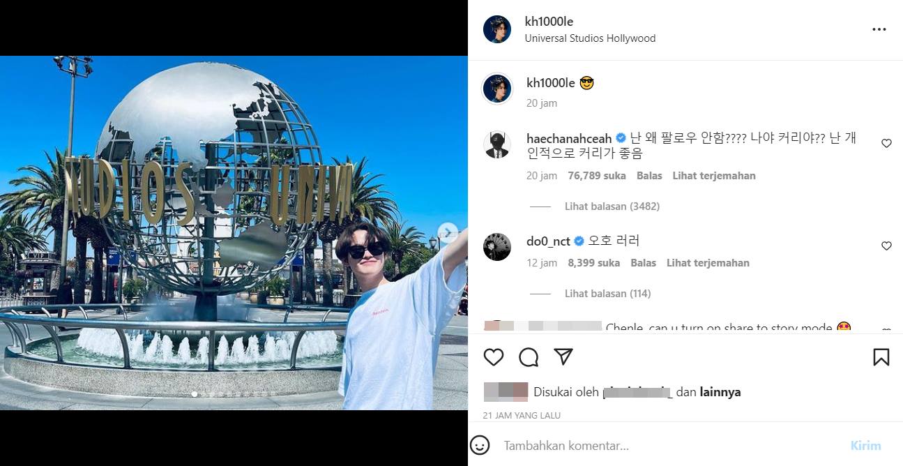 Haechan memprotes tidak diikuti Chenle