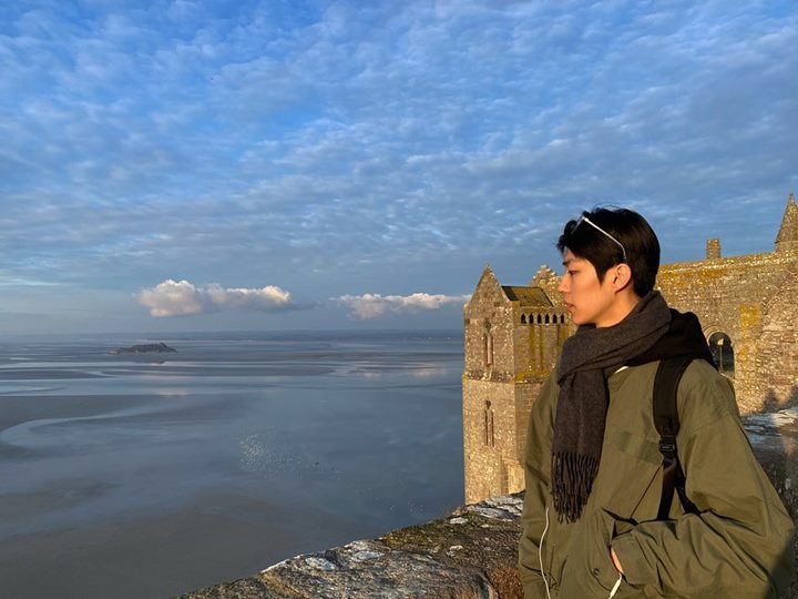 Momen di Mont Saint Michel Perancis