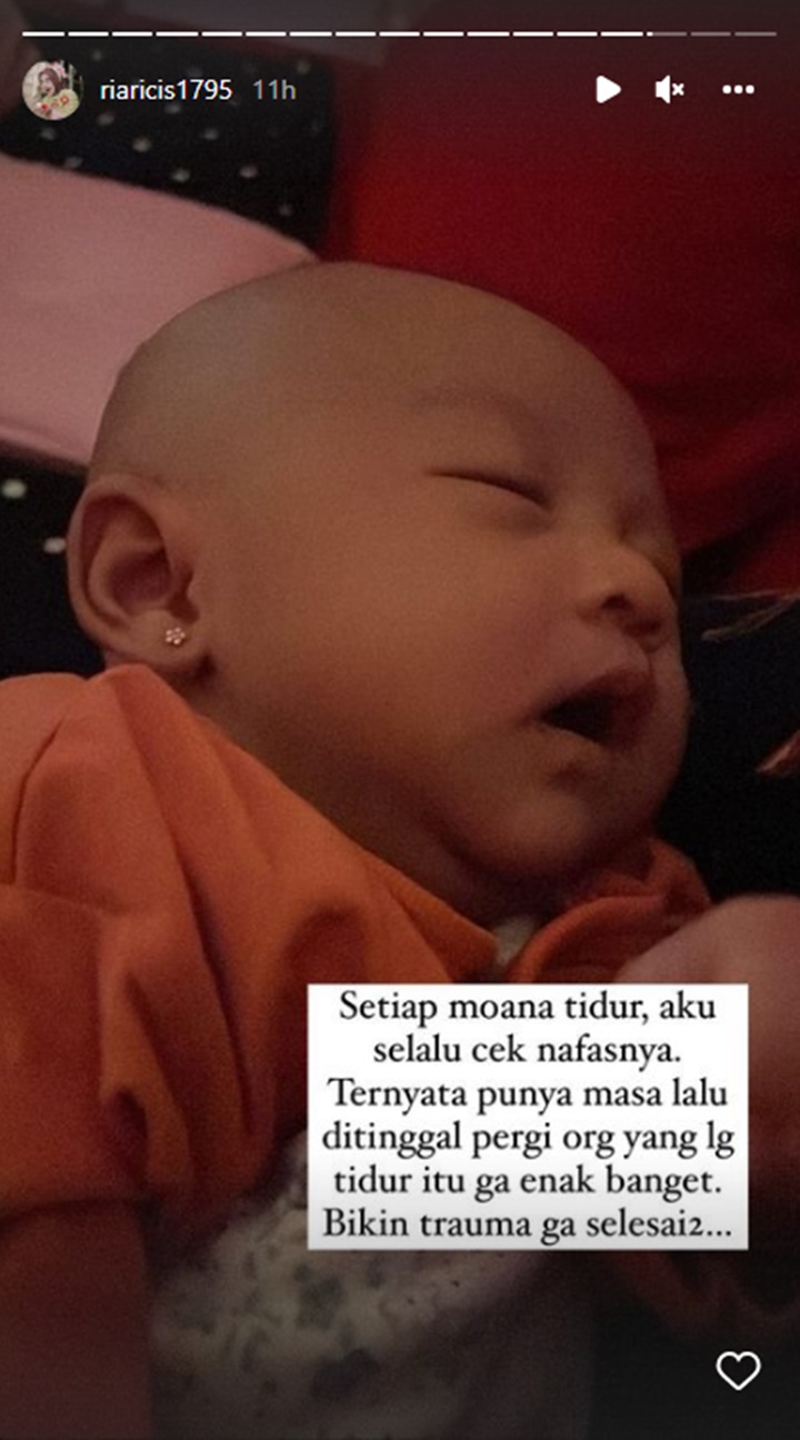 Ria Ricis Selalu Ketakutan Saat Lihat Baby Moana Tidur, Kenapa?