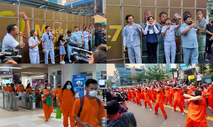 Banjir \'Pasukan Oren\', Aksi Vino G. Bastian dkk Promo \'Miracle In Cell\' Pecahkan Trending Twitter