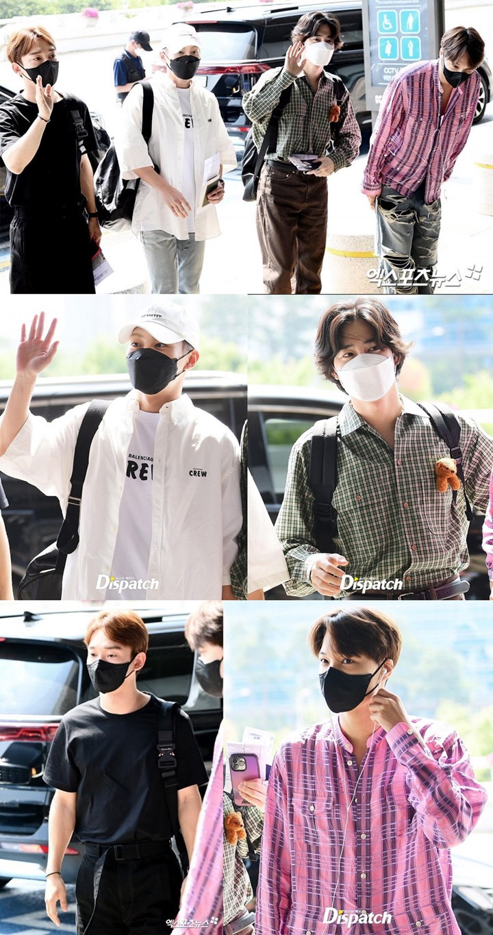 4 Member EXO OTW ke Jepang Bareng, Penampilan di Bandara Jadi Sorotan