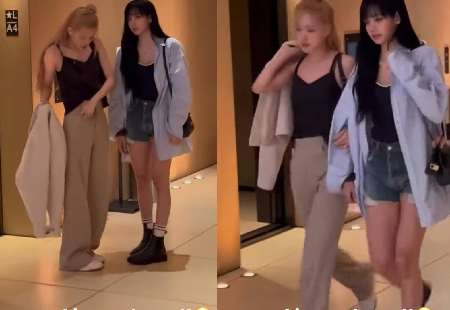 Rose dan Lisa BLACKPINK di New York
