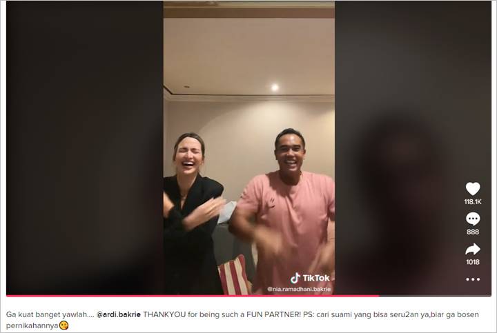 Nia Ramadhani Bagikan Sisi Lain Ardi Bakrie, Singgung Tips Agar Pernikahan Jauh dari Kata Bosan
