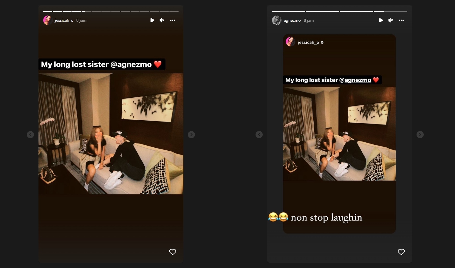 Agnez Mo Pamer Momen Nongkrong Bareng Jessi, Panggilan \'Sister\' Bikin Fans Histeris
