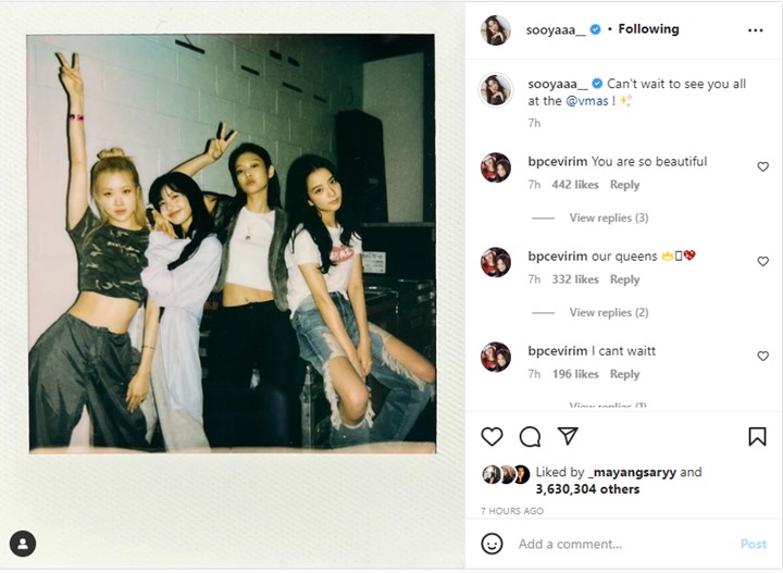 MTV VMA 2022: Jisoo Tebar Semangat Sambut Kemenangan BLACKPINK, Member Ini Ramaikan Suasana