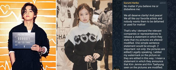 Sindir Agensi, Penyebar Foto V BTS-Jennie BLACKPINK Beber Motif Sebenarnya
