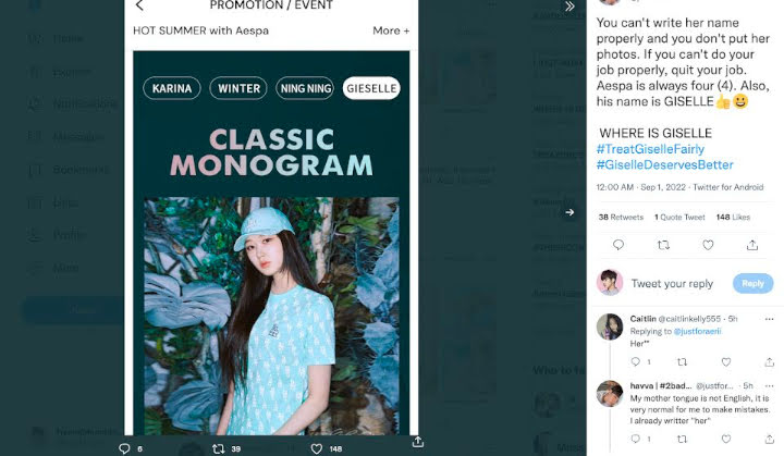Fans aespa Kritik Brand Ini karena Dinilai Anaktirikan Giselle