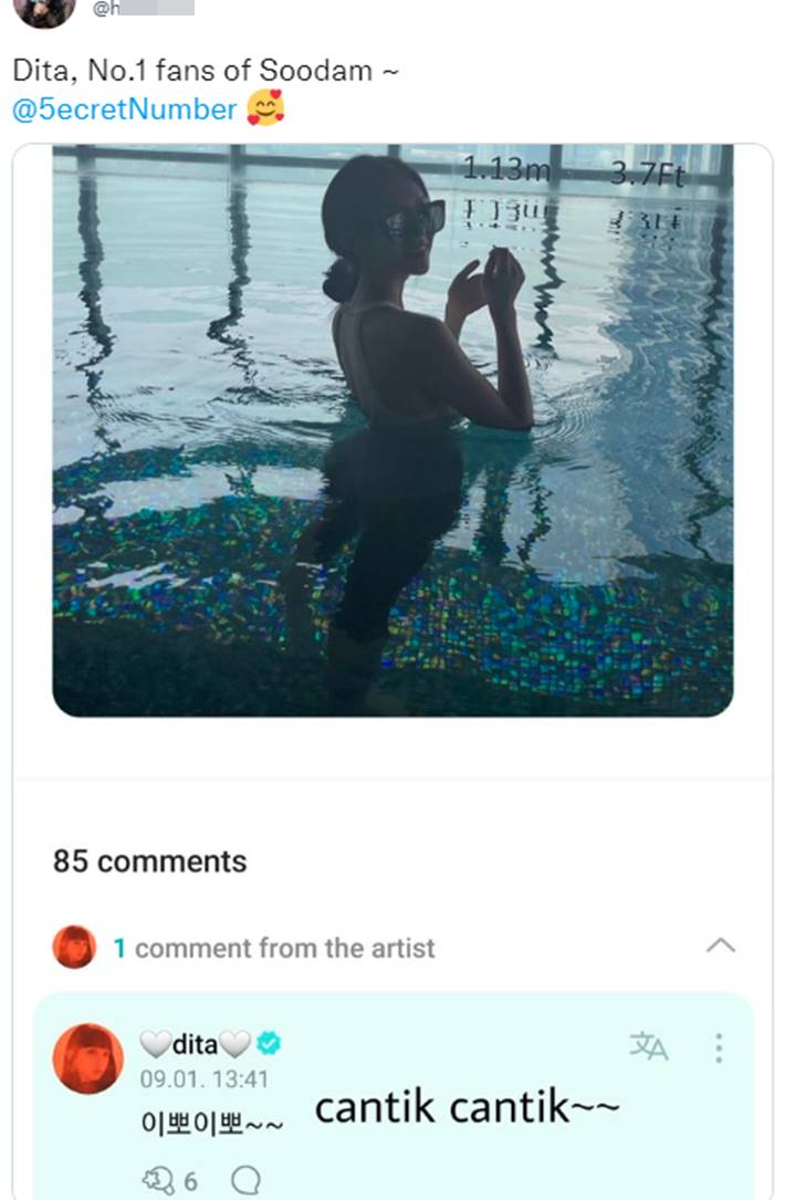 Intip Soodam Secret Number Foto di Kolam Renang, Cantiknya Gak Ada Obat