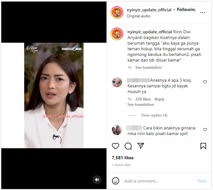 Kini Cerai, Ririn Dwi Ariyanti Akui Bertahun-tahun Tak Ngobrol dengan Eks Suami dan Ungkap \'Aib\' Ini