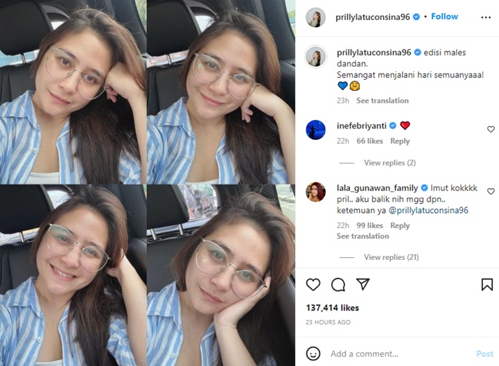Tetap Glowing Meski No Makeup, Prilly Latuconsina Ternyata Terapkan 3 Steps Skincare Ini