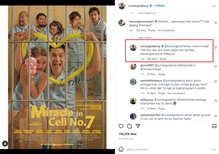 Denny Sumargo Mendadak Kabarkan Pergi ke RS Malaysia Antarkan Sang Istri, Ada Apa?