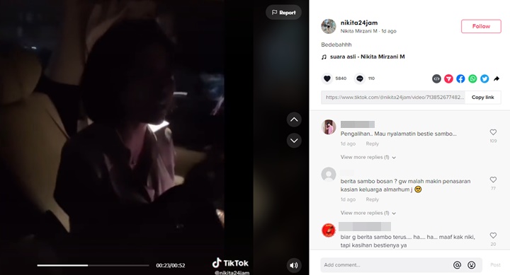 Nikita Mirzani Santai Foto Syurnya Terancam Tersebar: Biar Ada Berita yang Baru, Jangan Sambo Melulu