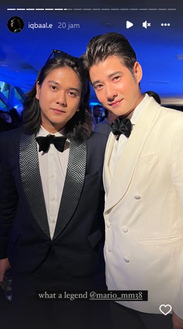 Iqbaal Ramadhan Bikin Geger Selfie Bareng Mario Maurer, Perpaduan Paras Banjir Pujian