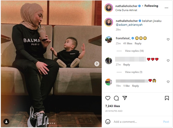 Nathalie Holscher Unggah Foto Bareng \'Belahan Jiwa\', Komen Gercep Frans Faisal Bikin Salfok