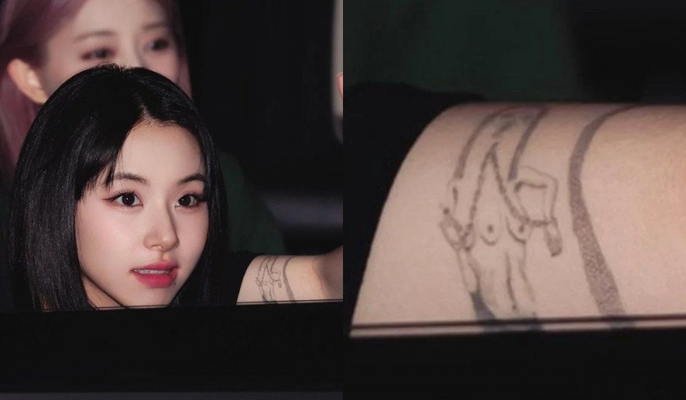 Ada Gambar Bagian Tubuh Wanita, Tato Baru Chaeyoung Twice Bikin Syok