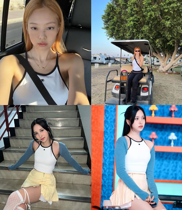 Jennie BLACKPINK dan Mina TWICE Kembaran Baju Renang Chanel, Ini Bedanya Gaya Mereka
