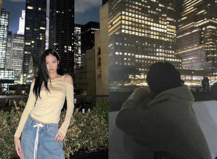 V BTS dan Jennie BLACKPINK Posting Foto Tempat yang Sama di New York