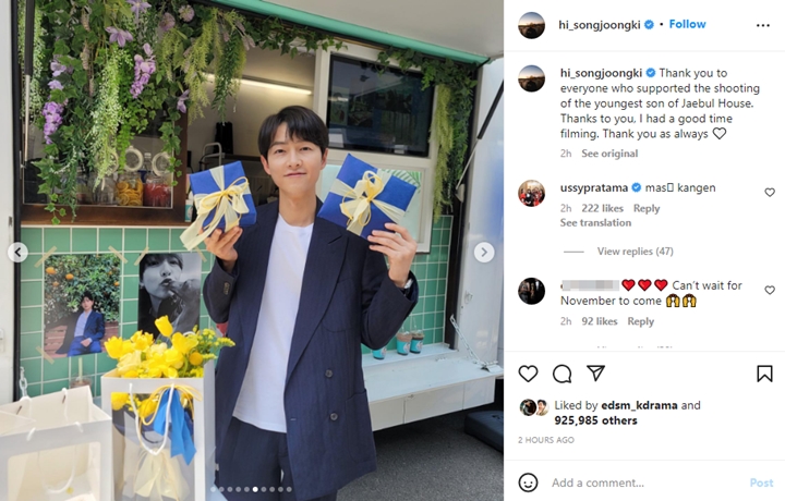 Song Joong Ki Pamerkan Alasan Bahagia Syuting \'The Chaebol\'s Youngest Son\'