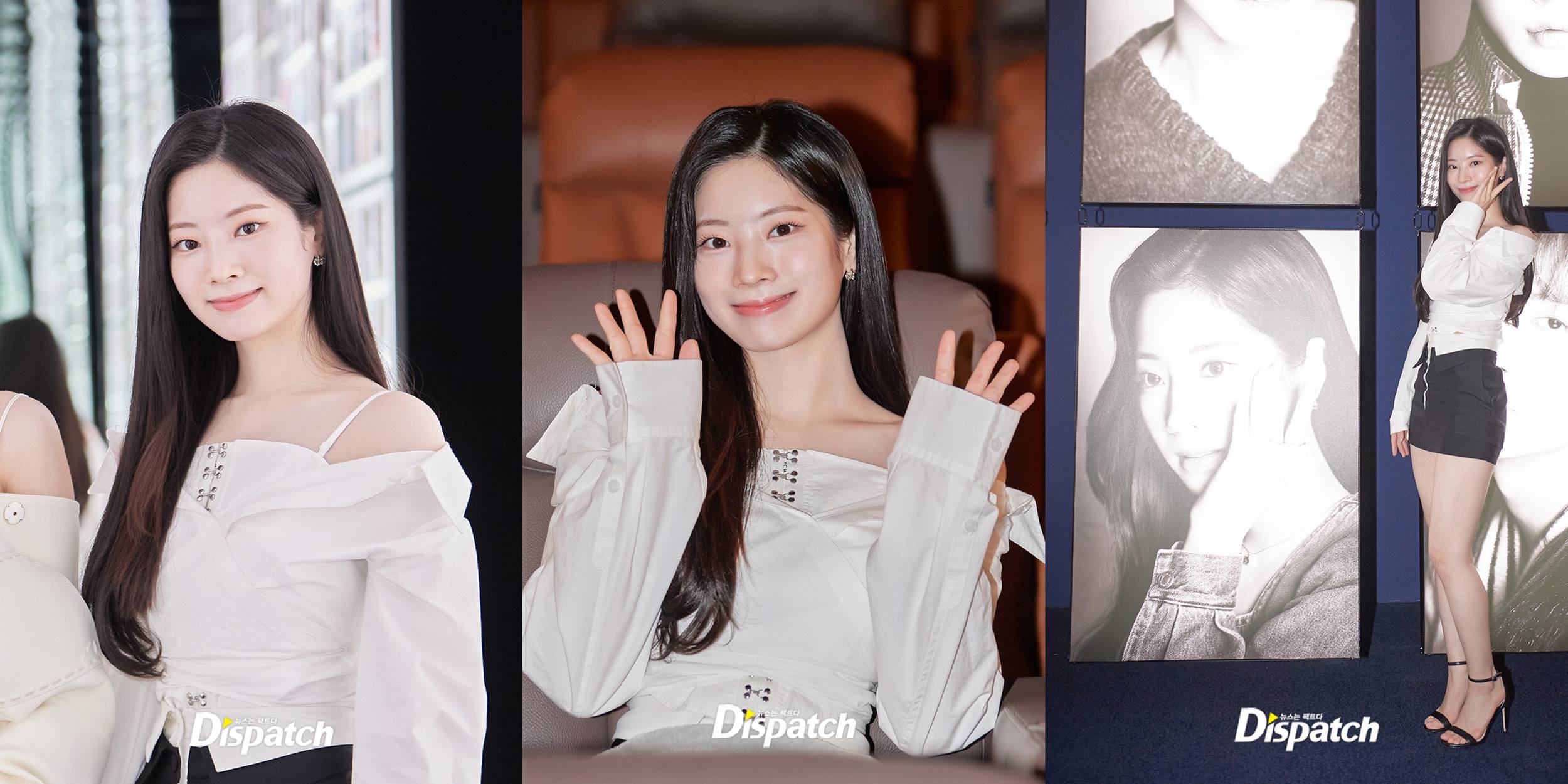 Penampilan Dahyun TWICE kala menghadiri acara Dispatch \