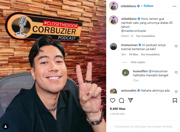 Vidi Aldiano Disambut Heboh Kedapatan Mampir ke Podcast Deddy Corbuzier, Bahas Apa?