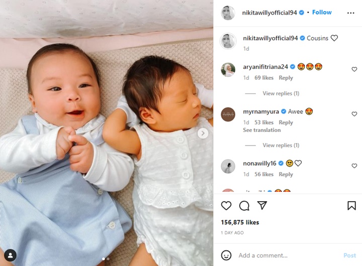 Gemasnya Baby Izz Putra Nikita Willy Playdate Bareng Sepupu, Paras Tampan Makin Mirip Sang Ayah