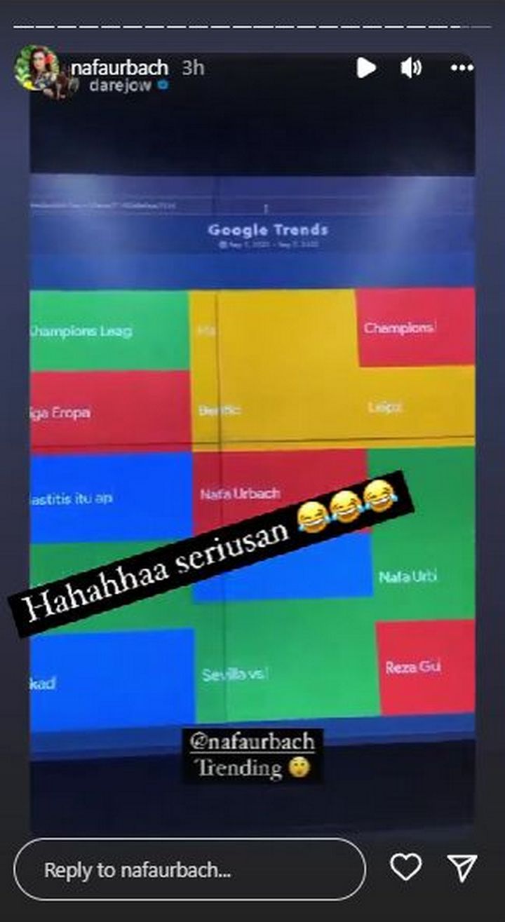 Nafa Urbach Trending Google